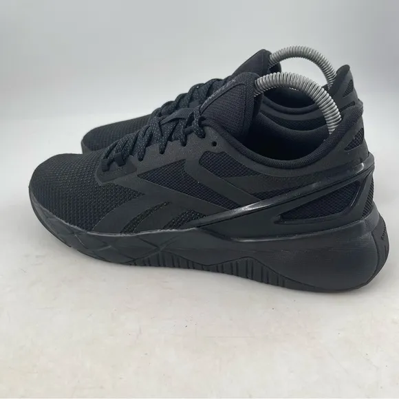 NEW Reebok Men’s Nanoflex TR “Core Black” Marathon Running Shoes - Size 7 1/2