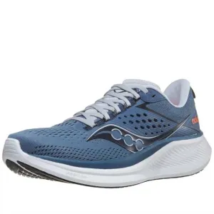 NEW SAUCONY men ride 17 running shoes in mirage/black