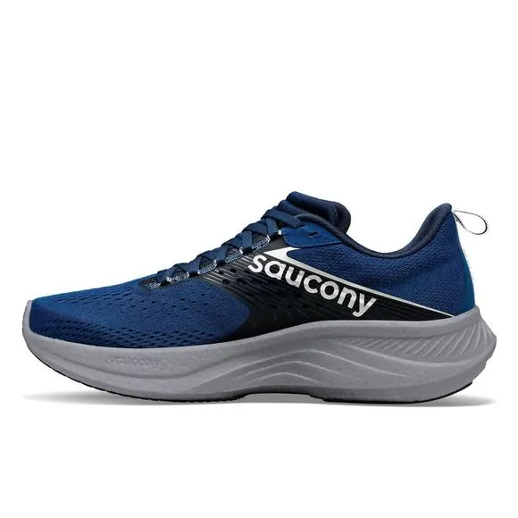 NEW SAUCONY men ride 17 running shoes in tide/silver