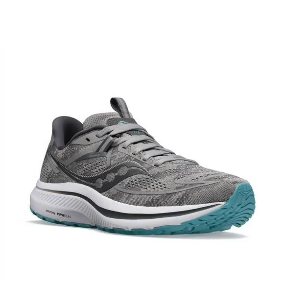 NEW SAUCONY women omni 21 running shoes in alloy/rainfall