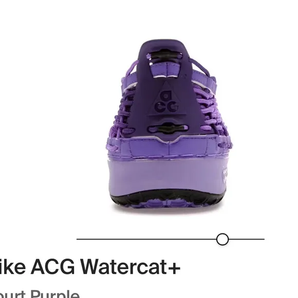 New without box Nike ACG Watercat Court Purple men Sz 7 women 8.5 water shoes!