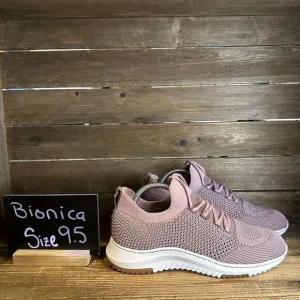 New Womens Bionica Oressa Pink Knit Athletic Gym Sneakers Shoes Size‎ 9.5 M