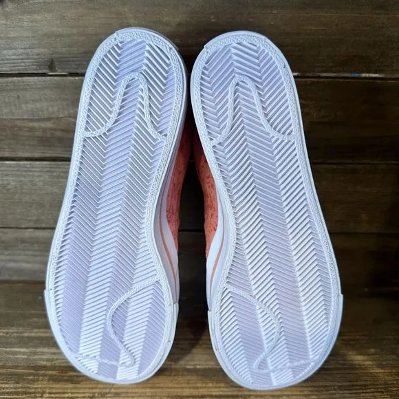 New Womens Nike Court Legacy Pink Slip On Comfort Canvas Shoes Sneakers Size 7 M