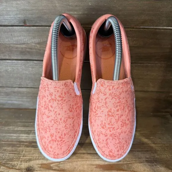 New Womens Nike Court Legacy Pink Slip On Comfort Canvas Shoes Sneakers Size 7 M