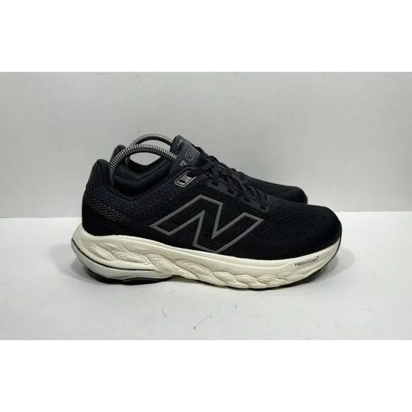 New Balance Fresh Foam X 860v14 Shoes Mens 7.5 2E Black Sea Salt Road Running