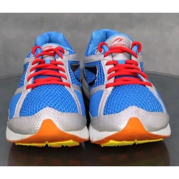 Newton Gravity Marathon Men's Running Shoes Size 8 Blue Gray Red 00110 EUC