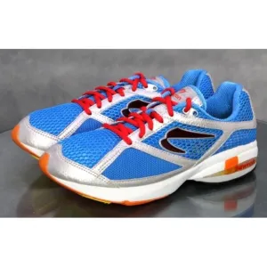 Newton Gravity Marathon Men's Running Shoes Size 8 Blue Gray Red 00110 EUC