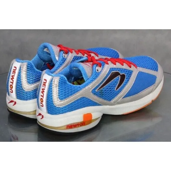 Newton Gravity Marathon Men's Running Shoes Size 8 Blue Gray Red 00110 EUC