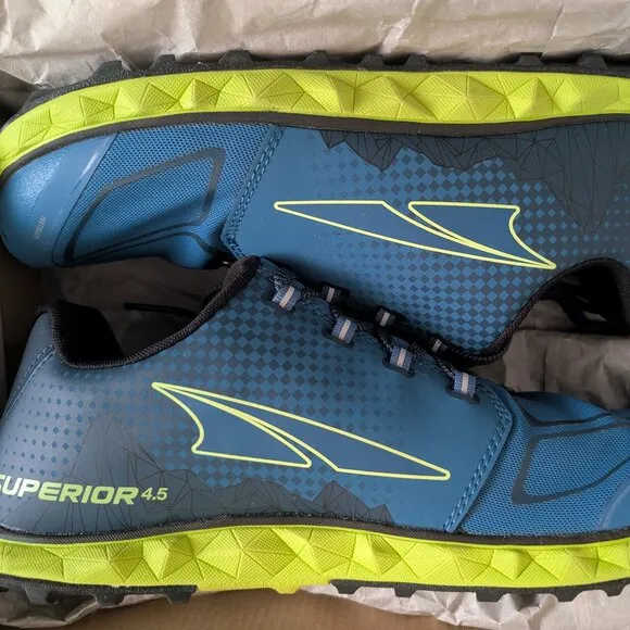 NIB Altra Superior 4.5 Trail Running Shoes, Men's Size 10