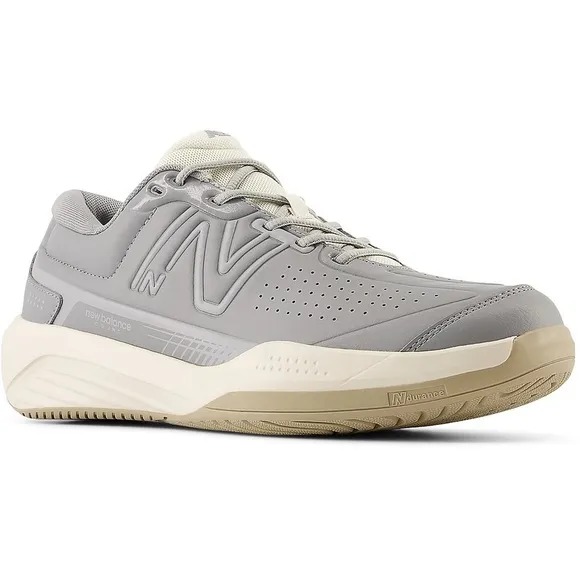 NIB - New Balance Men's 696v5 Tennis Shoes, Grey/ White - Size 11.5
