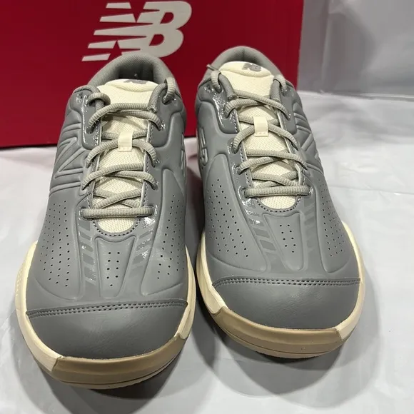 NIB - New Balance Men's 696v5 Tennis Shoes, Grey/ White - Size 11.5