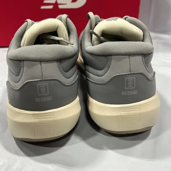 NIB - New Balance Men's 696v5 Tennis Shoes, Grey/ White - Size 11.5