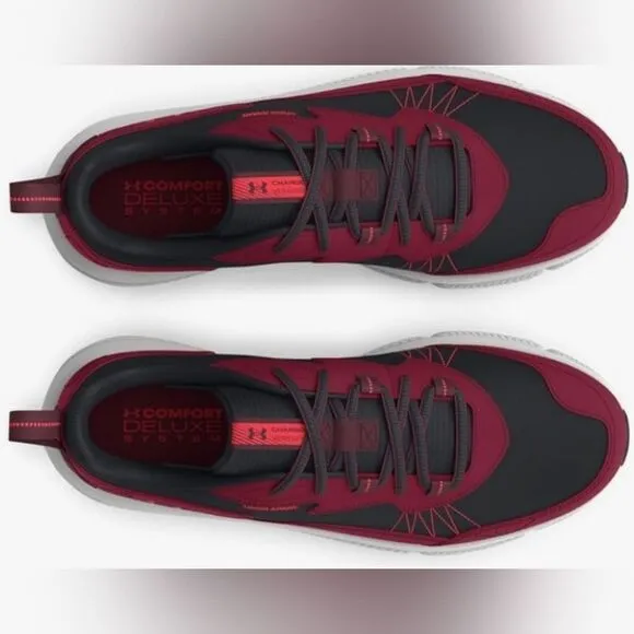 🩵NIB Under Armour Black &amp; Red Verssert 2 Running Sneakers Men's Size 11