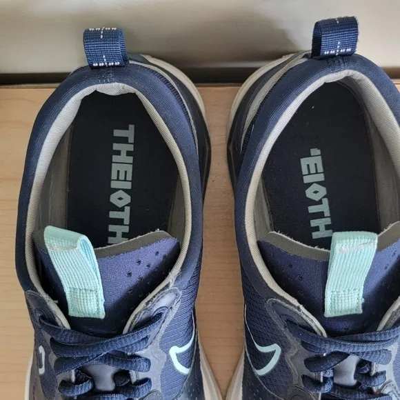Nike 9 Skyve Air Max Blue Lace Up Low Top Marathon Running Mens Shoes Sneakers