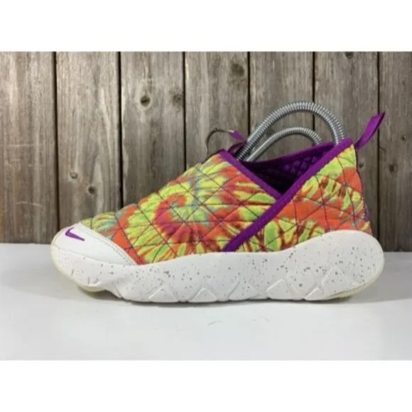 Nike ACG Moc 3.0 CW2463-300 Green Strike Vivid Purple Tie Dye Shoes Mens Size 5