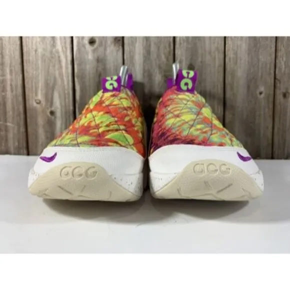 Nike ACG Moc 3.0 CW2463-300 Green Strike Vivid Purple Tie Dye Shoes Mens Size 5