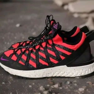 Nike ACG React Terra Gobe Bright Crimson Trail Running Shoes Men's Size 10
