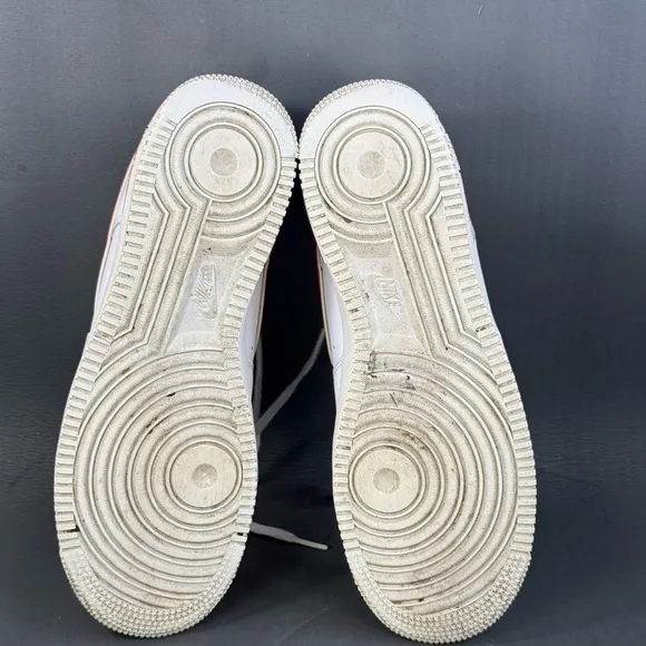 Nike Air Force 1 Low White Gym Red sneaker shoes men’s size 10