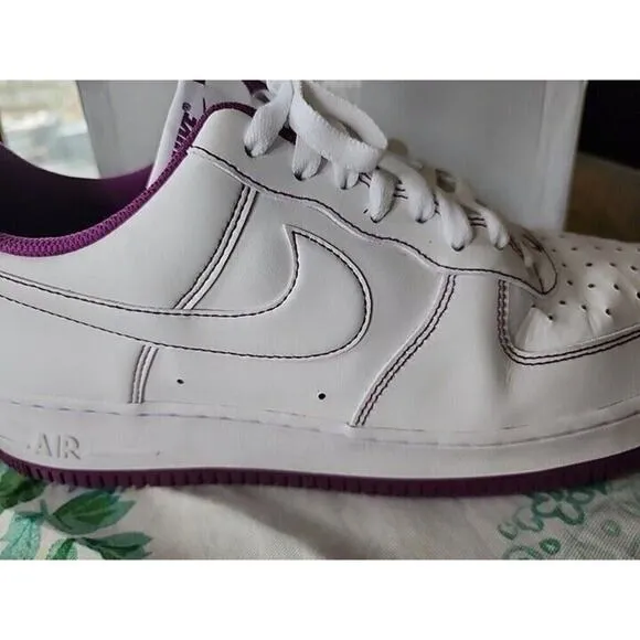 Nike Air Force 1 Men's Size 11.5 White/White-Viotec CV1724-105 IOB Read Desc