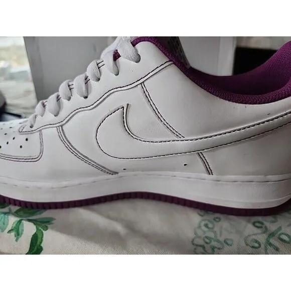 Nike Air Force 1 Men's Size 11.5 White/White-Viotec CV1724-105 IOB Read Desc