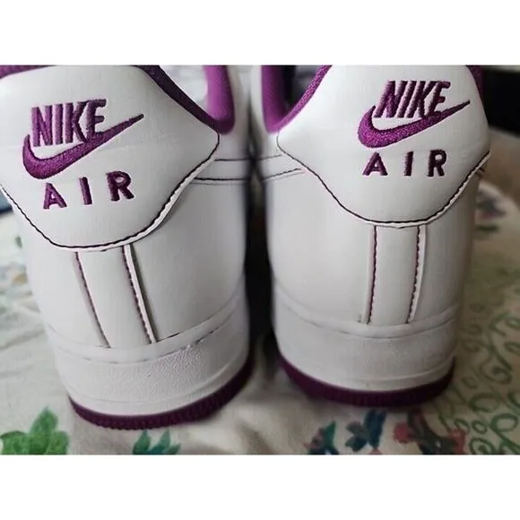 Nike Air Force 1 Men's Size 11.5 White/White-Viotec CV1724-105 IOB Read Desc