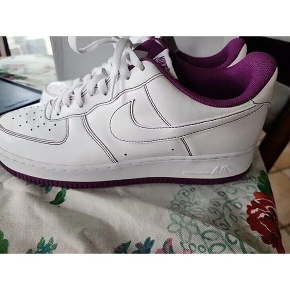 Nike Air Force 1 Men's Size 11.5 White/White-Viotec CV1724-105 IOB Read Desc