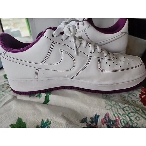 Nike Air Force 1 Men's Size 11.5 White/White-Viotec CV1724-105 IOB Read Desc