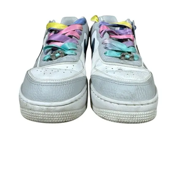 Nike Air Force 1 Size 7 Shoes Shadow Bright Spruce Gray Fog DR7856-100
