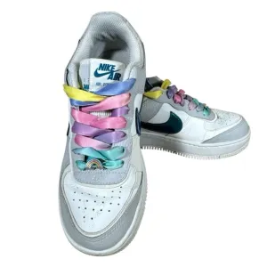 Nike Air Force 1 Size 7 Shoes Shadow Bright Spruce Gray Fog DR7856-100