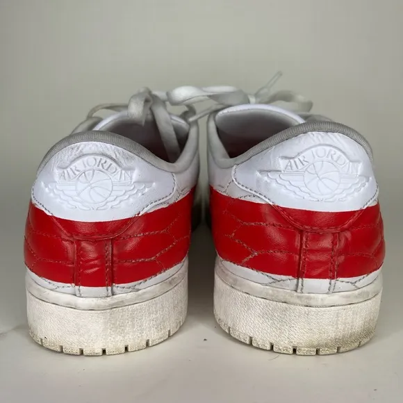Nike Air Jordan 1 Low Centre Court White University Red Size 12 DJ2756-101
