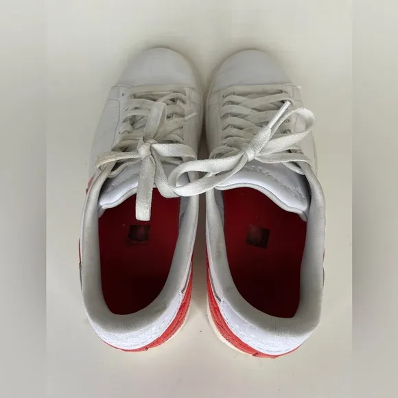Nike Air Jordan 1 Low Centre Court White University Red Size 12 DJ2756-101