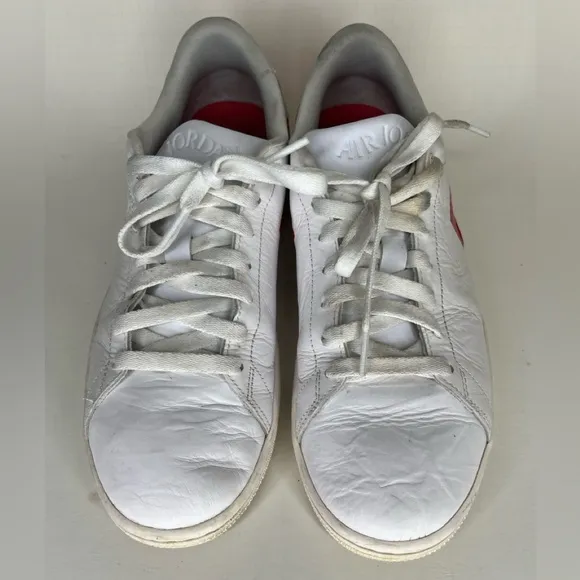 Nike Air Jordan 1 Low Centre Court White University Red Size 12 DJ2756-101