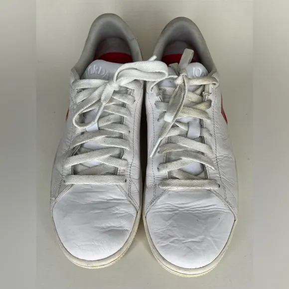 Nike Air Jordan 1 Low Centre Court White University Red Size 12 DJ2756-101