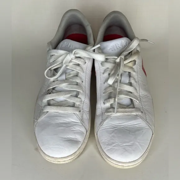Nike Air Jordan 1 Low Centre Court White University Red Size 12 DJ2756-101