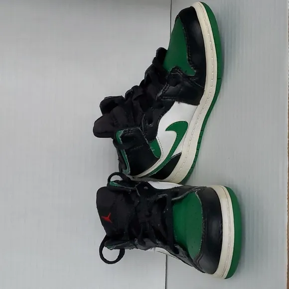 NiKE Air Jordan 1 Mid AJ1 HiGH Top Baseball Sneakers Shoes Toddle 10 YOUTH KIDS