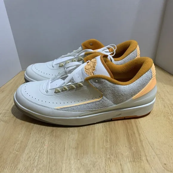 Nike Air Jordan 2 Retro Low Craft Sail Melon Tint Men's Size 18 DV9956-118