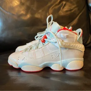 Nike Air Jordan 6 Rings Topaz Mist 323399-104 Shoes Size Youth 4.5Y