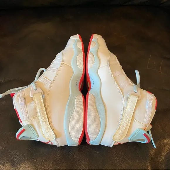 Nike Air Jordan 6 Rings Topaz Mist 323399-104 Shoes Size Youth 4.5Y