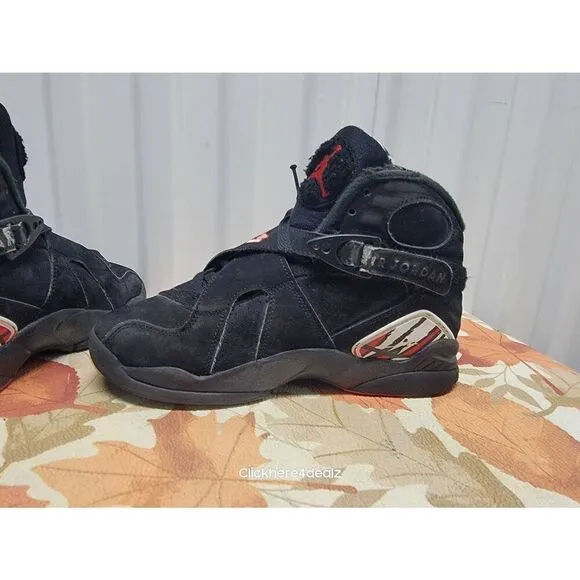 Nike Air Jordan 8 Retro 'Playoffs' Women's Basketball Shoes Size 6.5 5Y