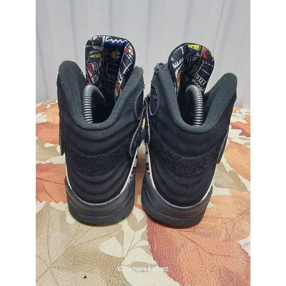 Nike Air Jordan 8 Retro 'Playoffs' Women's Basketball Shoes Size 6.5 5Y