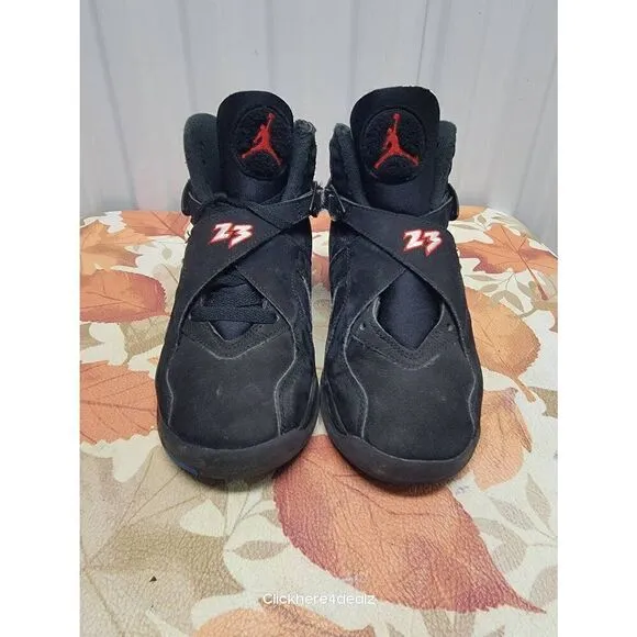 Nike Air Jordan 8 Retro 'Playoffs' Women's Basketball Shoes Size 6.5 5Y