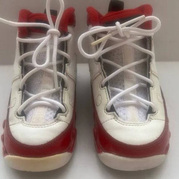 NIKE AIR JORDAN 9 Retro Gym Sneakers Toddler Sz 7C Athletic Leather Comfy Casual