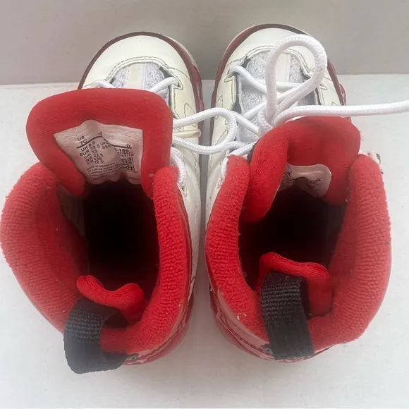 NIKE AIR JORDAN 9 Retro Gym Sneakers Toddler Sz 7C Athletic Leather Comfy Casual