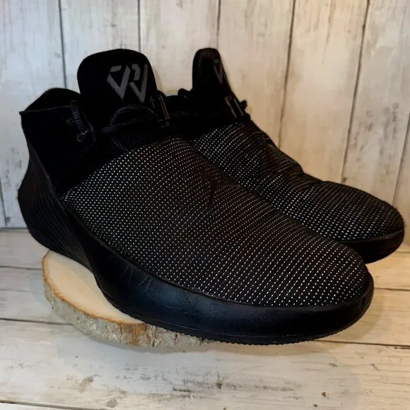 Nike Air Jordan Why Not Zer0.1 Low Mens 11 Triple Black Sneakers Shoes