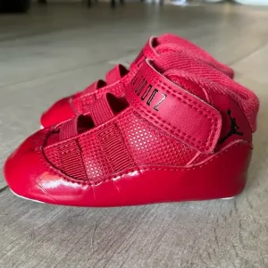 Nike Air Jordan XI 11 Retro Red Win Like 96 Crib Shoes 378049-623 Infant Baby 3C