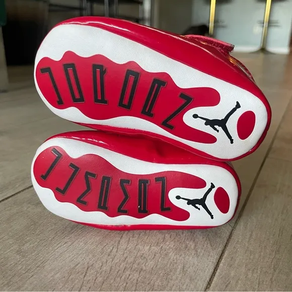 Nike Air Jordan XI 11 Retro Red Win Like 96 Crib Shoes 378049-623 Infant Baby 3C