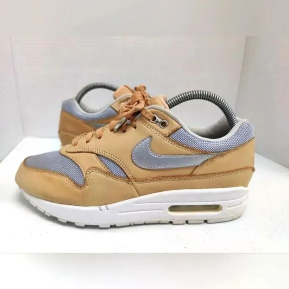 Nike Air Max 1 Premium Vachetta Tan Women's Running 3 Size 8.5 AO0795-200
