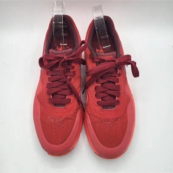 Nike Air Max 1 Ultra Moire Gym Triple Red Sneaker Shoes Men's Size 7