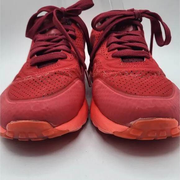 Nike Air Max 1 Ultra Moire Gym Triple Red Sneaker Shoes Men's Size 7