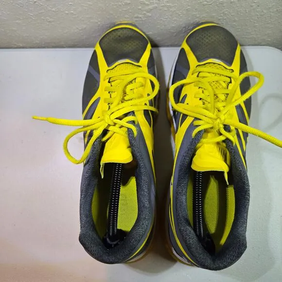 Nike Air Max  2012 Dark‎ Grey Black Chrome Yellow Shoes Men's Size 11